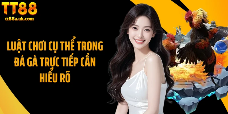 Luật chơi cụ thể trong đá gà trực tiếp cần hiểu rõ 